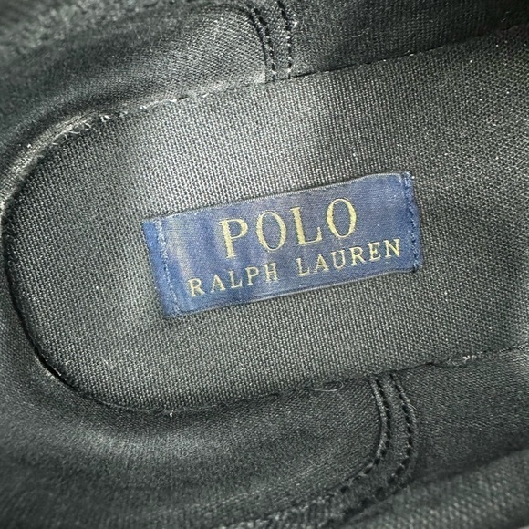Polo Ralph Lauren Maykn Oil Leather Chukka Boots Mens 9 Black Shoes Preppy main image 6